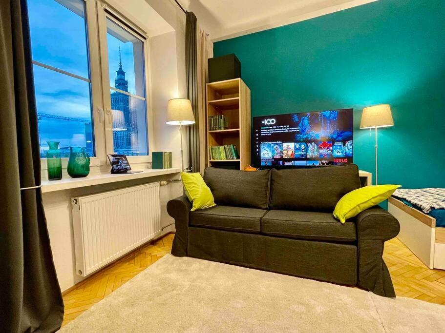 Super Square Metro X2 Fast Wifi 55'Tv Netflix Hbo Appletv+ Amazontv Apartment Warsawa Bagian luar foto